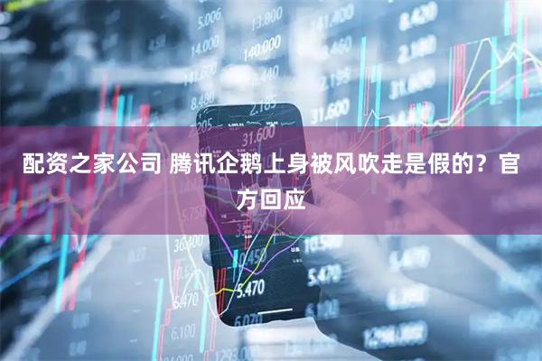 配资之家公司 腾讯企鹅上身被风吹走是假的？官方回应
